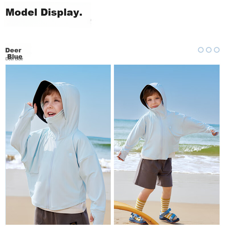 Beitaisi Children's Sun Protection Clothing, 2026 New Style Ice Silk Skin Coat, UV-Resistant Breathable Parent-Child Sun Protection Garment for Boys And Girls 18