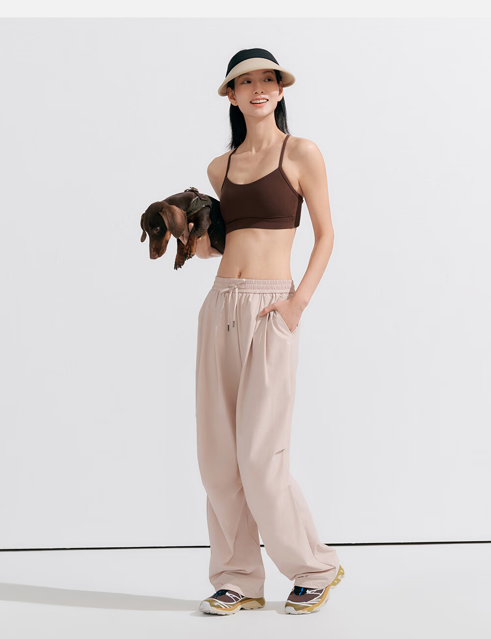 VVC Sun Protection Pants for Women, Summer UV-Resistant Breathable Straight-Leg Casual Versatile Trousers, Starry Gray, Size M 8