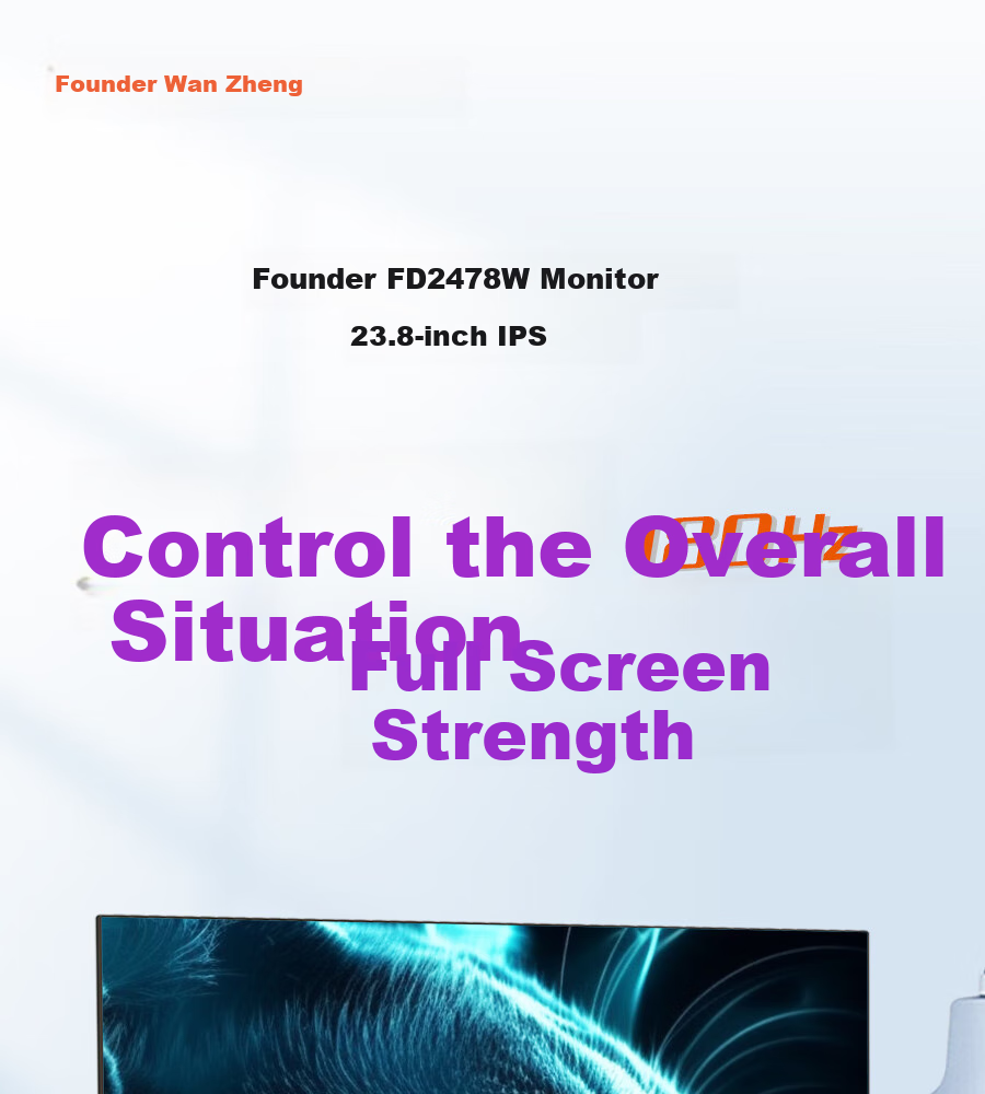 Founder 24.5-Inch IPS, 360Hz Micro-Bezel, HDR400, GTG1ms, 138% SRGB10BIT, Gaming, Esports, Wide Viewing Angle, Low Blue Light, Wall-Mountable Monitor FD2553S 1
