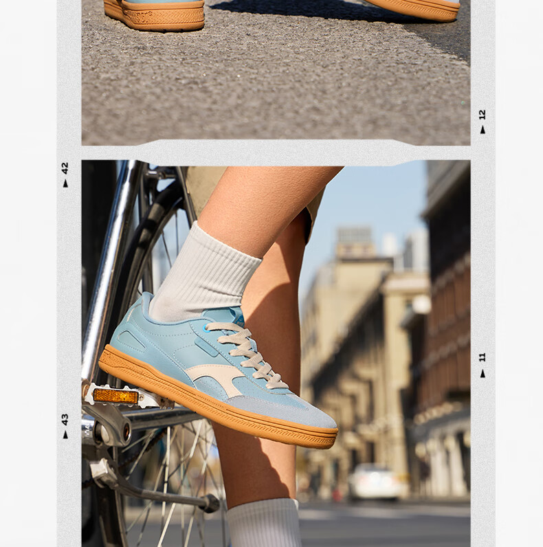361° Men's Casual Low-Top Thin-Soled T-Toe Sneakers Spring Summer 672626608-4 19