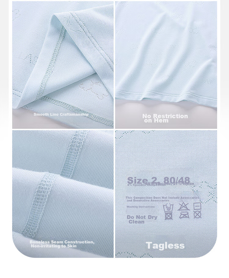 Labi Baby Children's Tank Tops, 2-Pack, Summer Undershirt, Breathable Top for Boys And Girls, Light Blue, Size 73 11