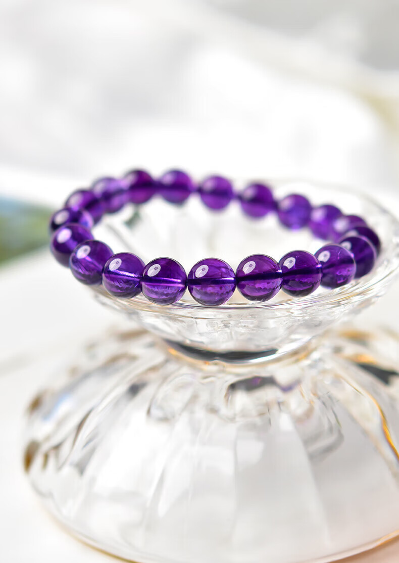 Grace Girl Purple Energy East-Coming Bracelet for Women, Luxurious High-End Amethyst Beaded Bracelet, Anniversary Birthday Gift for Girlfriend 4