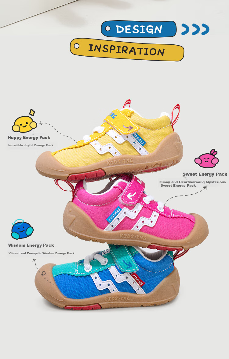 Kids.ing Cadixing Baby Sneakers, Spring And Autumn Children's Canvas Shoes, Boys And Girls Toddler Shoes, Kindergarten Shoes, Functional Walking Shoes 3