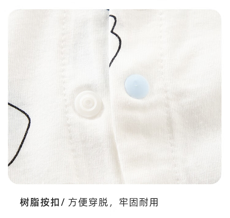 Qiaojiaoya Baby Clothes, Newborn Summer Thin Onesie, Class A Pure Cotton, Full Moon Infant Romper, Summer Pajamas 2