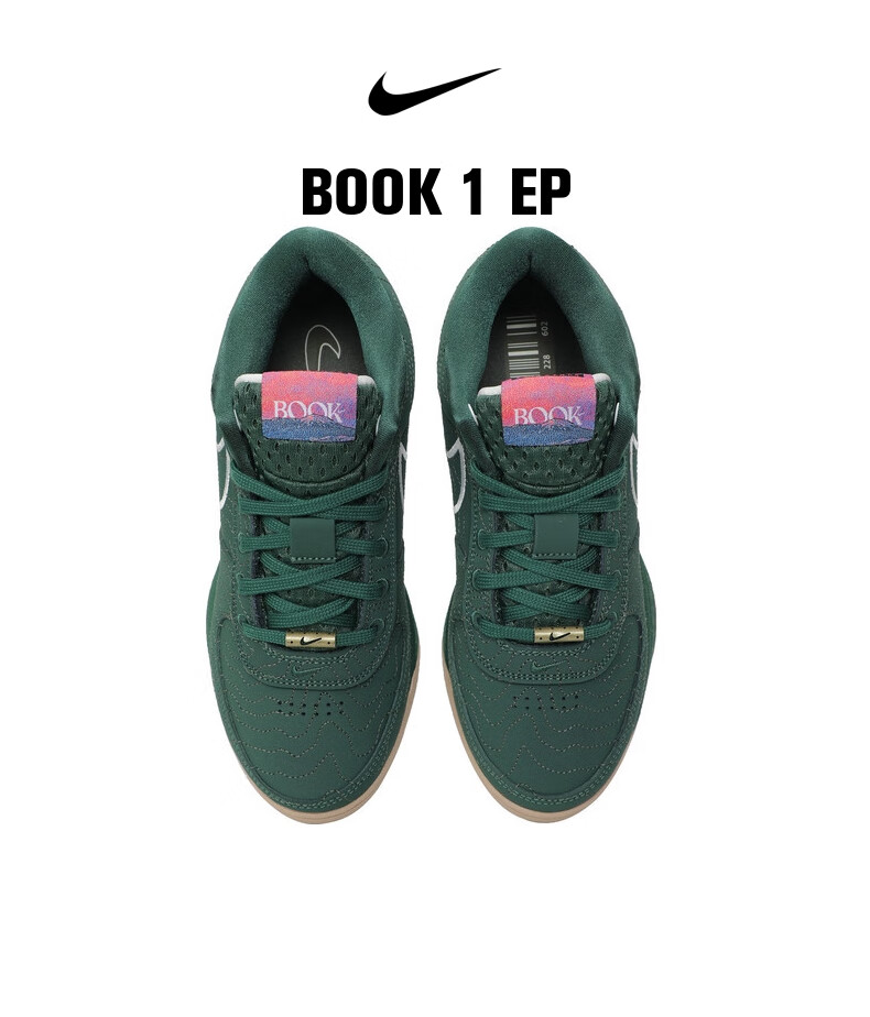 NIKE Men's Basketball Shoes BOOK 1 EP Sneakers FJ4250-300 Cold Pine Green Size 41 1
