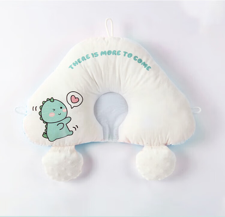 Aibao Baby Shaping Pillow Newborn Soothing Pillow Anti-startle Sleep U-shaped Hugging Pillow Blue Dinosaur S425 14