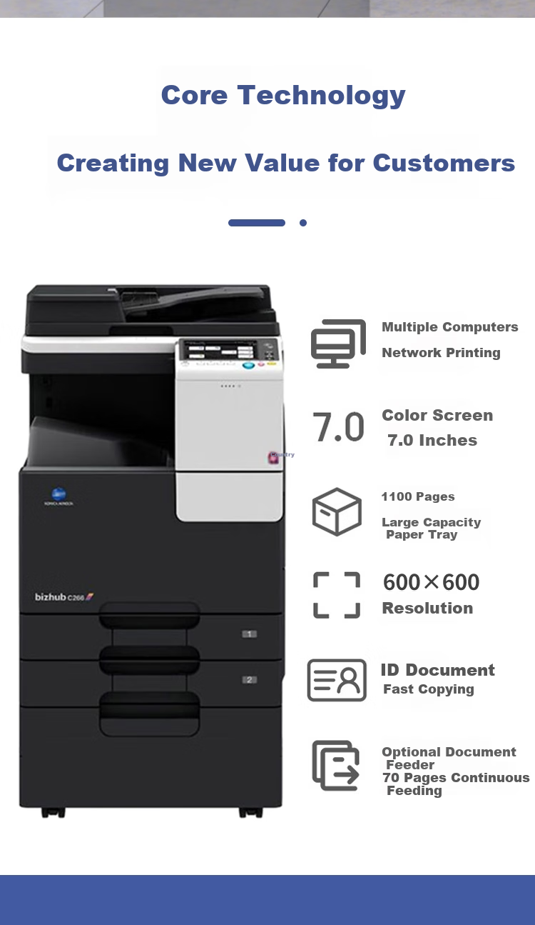 KONICA MINOLTA C226 23K Black + 20K Color Four-Color High-Capacity Toner Cartridge Set 2
