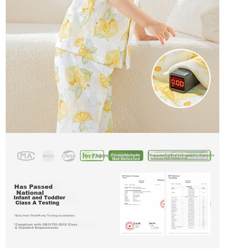 Beitaisi Children's Pajamas, Girls And Boys Summer Thin Breathable Home Wear Set, Baby Parent-Child Sleepwear Short Sleeve 16