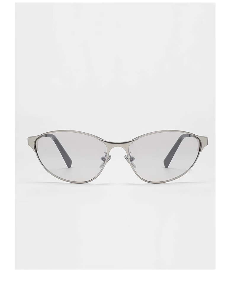 GOGOSOON New Y2k Retro Cat Eye High-End Metal Sunglasses for Women, Futuristic Riding Feel, UV Protection Sunglasses 11