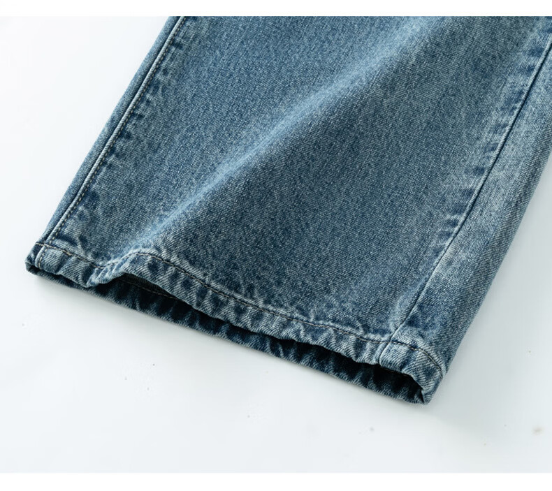 Langsha Narrow Fit Women's Jeans Spring Autumn 2026 New Wide Leg High Waist Loose Draped Slim Straight Floor-Length Pants 29