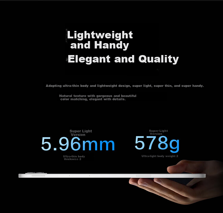 Vivo Pad5 Pro Ultra-Light Version, 16GB+512GB, Light Feather White, Subsidies, Blue Crystal × Dimensity 9400, 13-Inch Original Color Eye Protection Screen, Tablet Computer 3