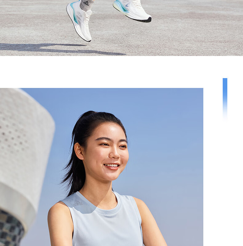 PEAK Women's Summer Sports Set Quick-Dry Breathable Sleeveless Vest and Shorts Badminton Running Fitness Two-Piece DF152038 29