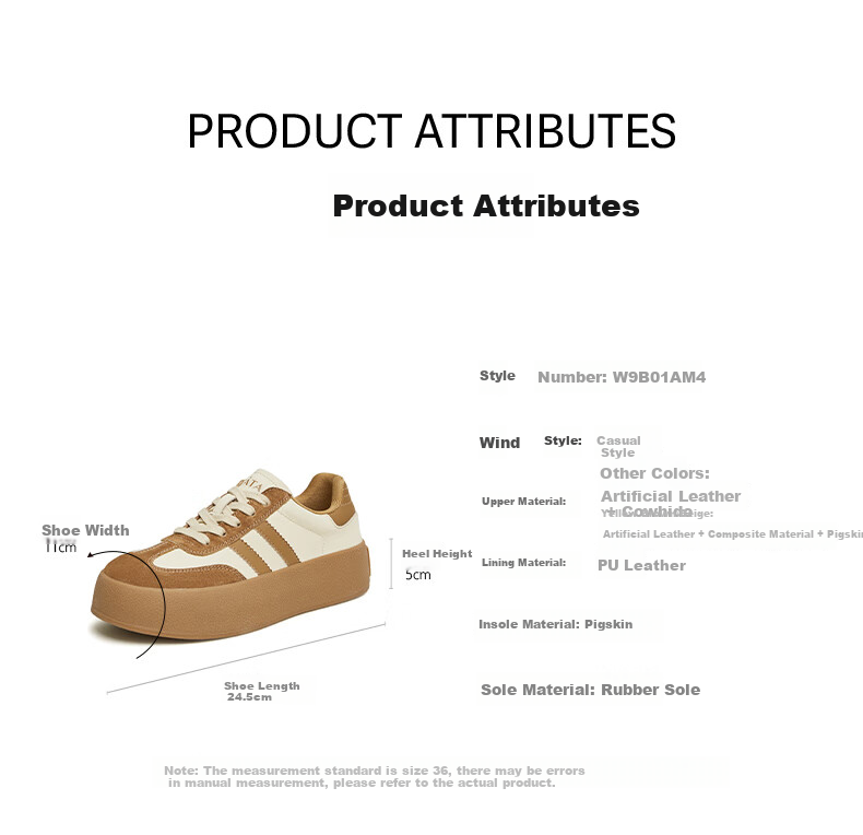 TATA Retro Flat Sneakers Women Casual Shoes Off-White/Black/Gray (Breathable Mesh) Size 36 7