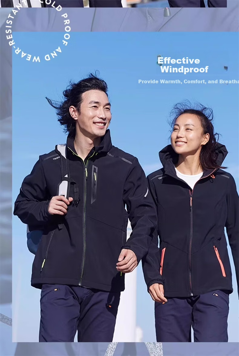 DECATHLON Soft Shell Jacket for Men And Women, Warm Autumn And Winter Outdoor Water-Repellent Sailing Jacket 5206203 10
