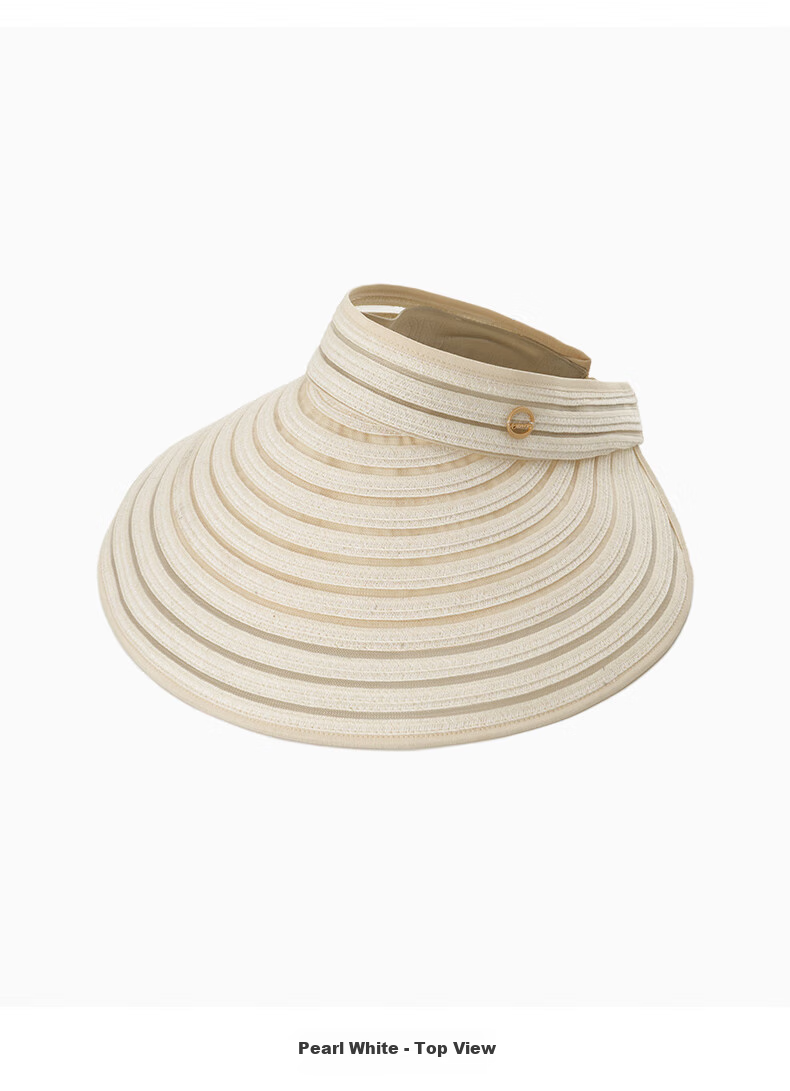 Kenmont Visor Hat for Women, Spring And Summer Face-Covering Sun Protection Hat, UV-Resistant Wide-Brim Outdoor Breathable Beach Sun Hat 6208 6