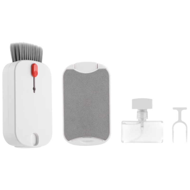 BUBM 5-in-1 Multifunctional Keyboard Brush and Screen Cleaner Set for Laptop, Earphone Case, Tablet, and Gap Dust Removal Tool