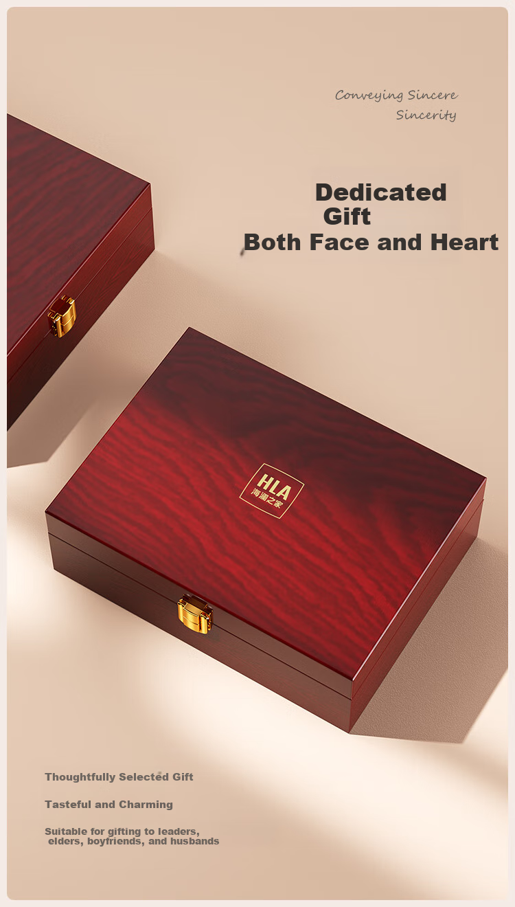 HLA Men's Belt with Automatic Buckle, Top-Grain Leather Trouser Belt, Birthday Gift, Holiday Gift Box, Present for Father Or Husband 4