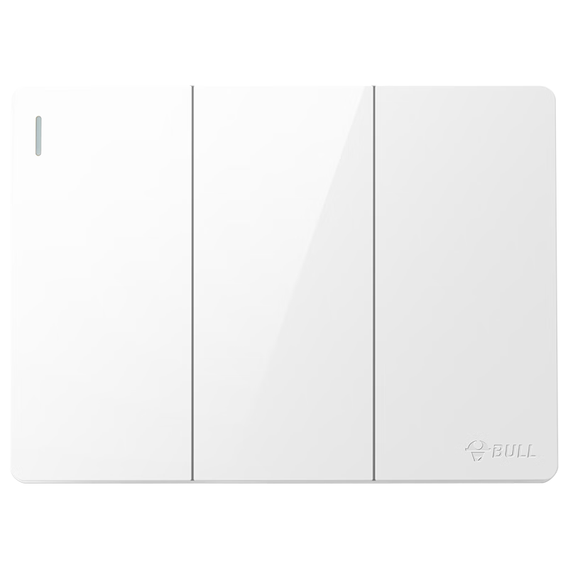 BULL G59 Series Surface Mounted Large Panel Switch Socket Three-Gang Two-Way Switch G59K312