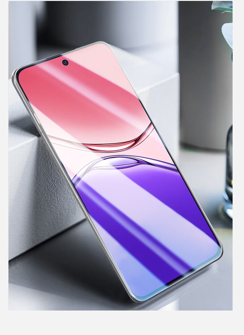 Langling [2 Pieces] Tempered Glass Screen Protector for OPPO A6s Pro, Full Coverage Ultra-Thin Clear Anti-Fingerprint Anti-Drop Film 3