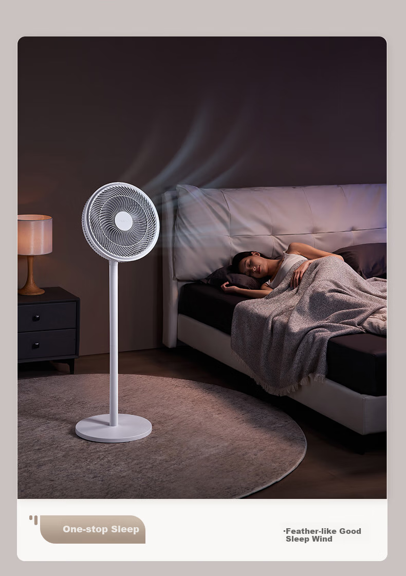 AIRMATE [Smart Remote Control] Seven-Blade Home High Airflow Floor Fan, Electric Fan, Desktop Air Circulator, Small Fan, 6-Speed Storm Timer Fan, High-Definition Screen Display FS30-R99 6