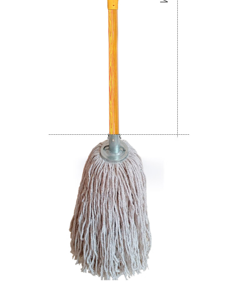 CIRY Cotton Yarn Mop, 50CM Twist-Wringing Mop, Self-Wringing Mop with Lock, Rotating Lazy Mop, No-Hand Cleaning Floor Cloth Mop 9