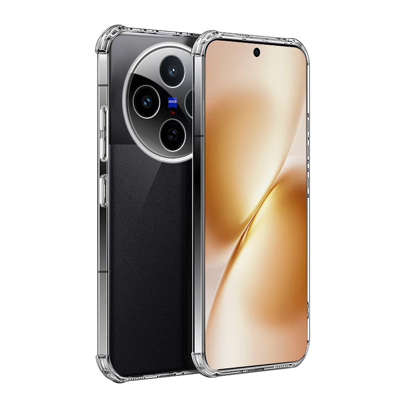 Talasi Прозрачный мягкий чехол с воздушной подушкой для Vivo X200s, противоударный, защищающий камеру, простой дизайн, приятный для кожи, устойчивый к отпечаткам пальцев, полная защита