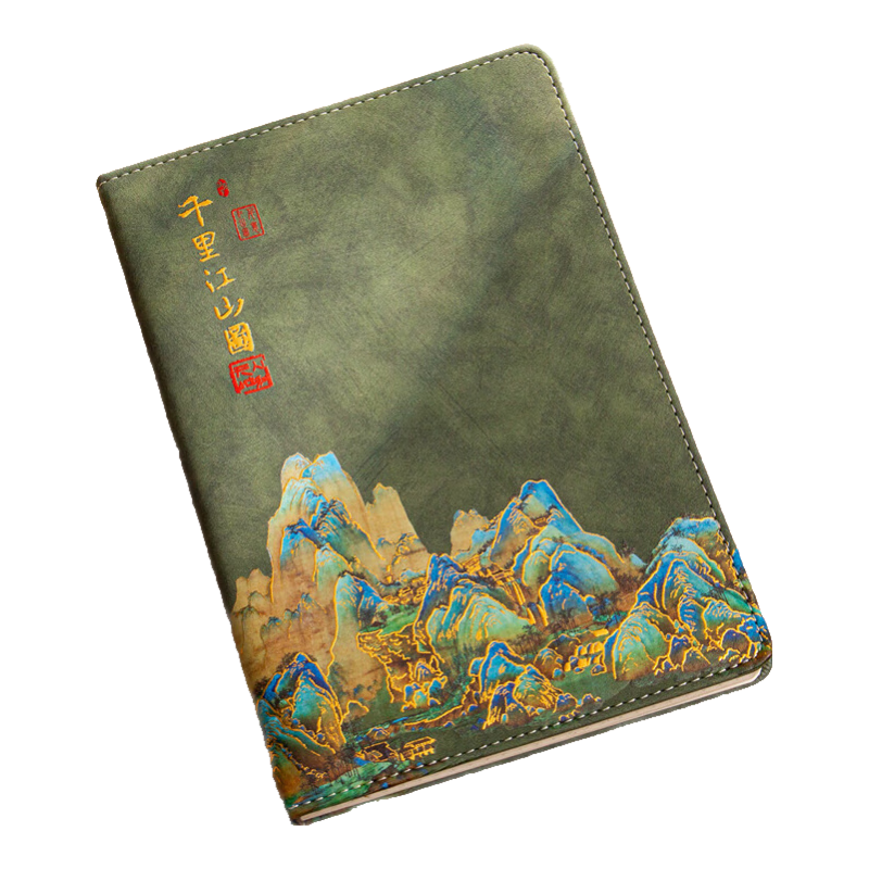 TENGXIONG National Trend Notebook Gift Box Stationery Set, Forbidden City Cultural And Creative Chinese Style Journal, High-Quality Business Souvenir, Graduation Gift for Students, Corporate Gift with Customized Logo