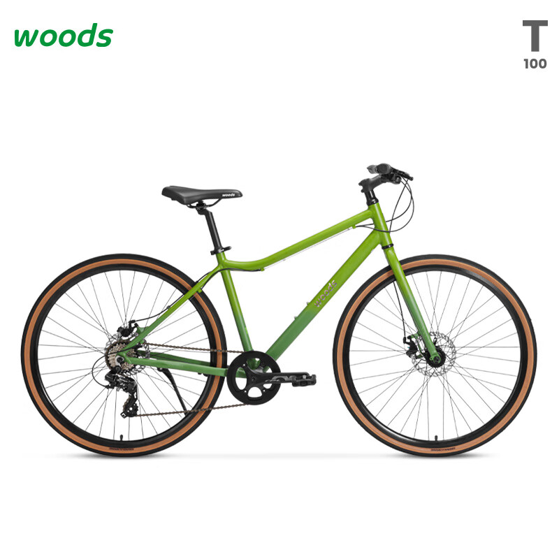 Xiaosenlin Woods T100 Aluminum Alloy Commuter 24-inch Gear Lightweight Vintage Bicycle Unisex