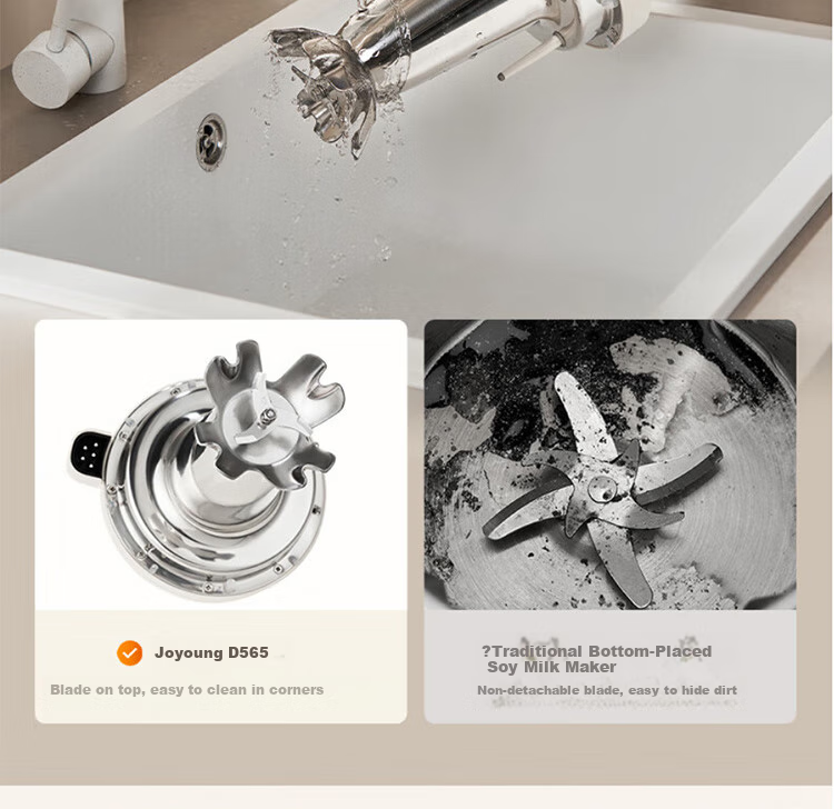 Joyoung JD-169 Home Use 1.2L Traditional Soy Milk Maker, Detachable And Easy to Clean, Programmable, Blender-Free Food Processor DJ12P-D565 18