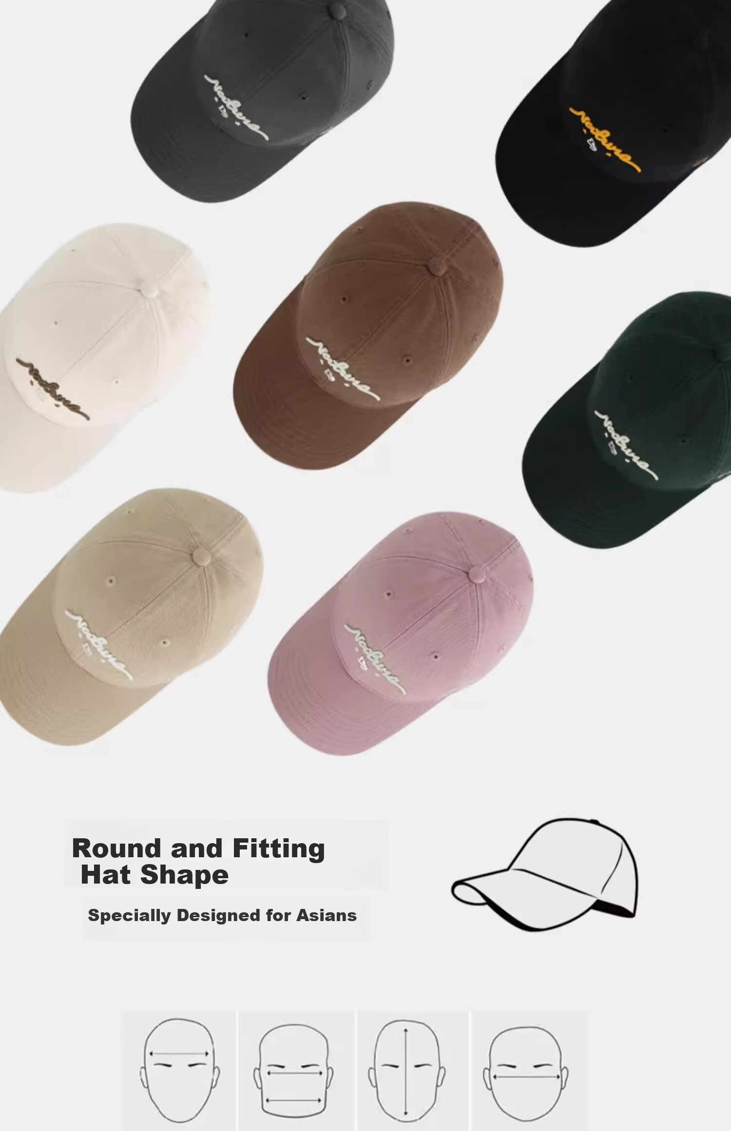 LACKPARD Baseball Cap 2026 New Spring Summer Korean Style Unisex Couple Fashion Hat White 7