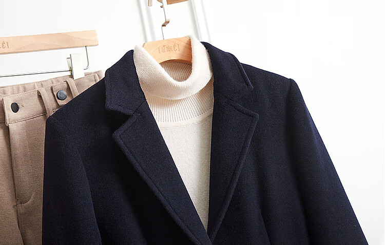 Dme [High-Content Wool Suit] Winter Suit Collar Slim-Fit Long-Sleeve Blazer Jacket for Women, Autumn And Winter 12