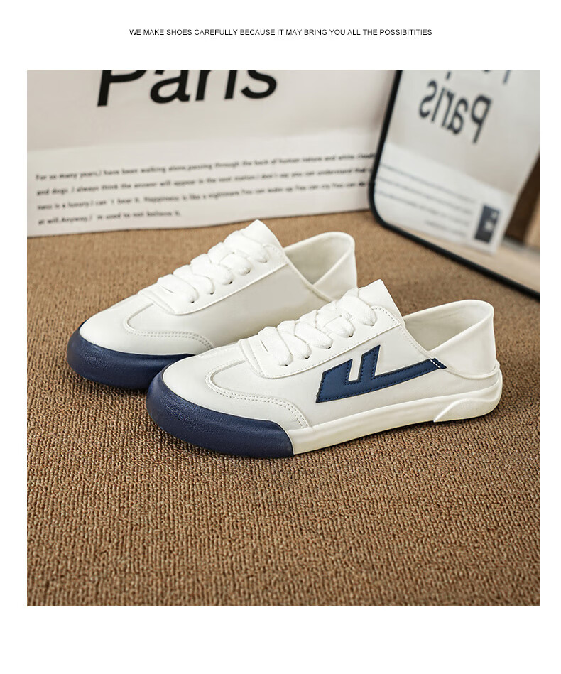 Huili Women's Canvas Shoes, 2025 Summer New Style Versatile Breathable Slip-On Sneakers, Casual Shoes for Women, White/khaki, Size 35 8