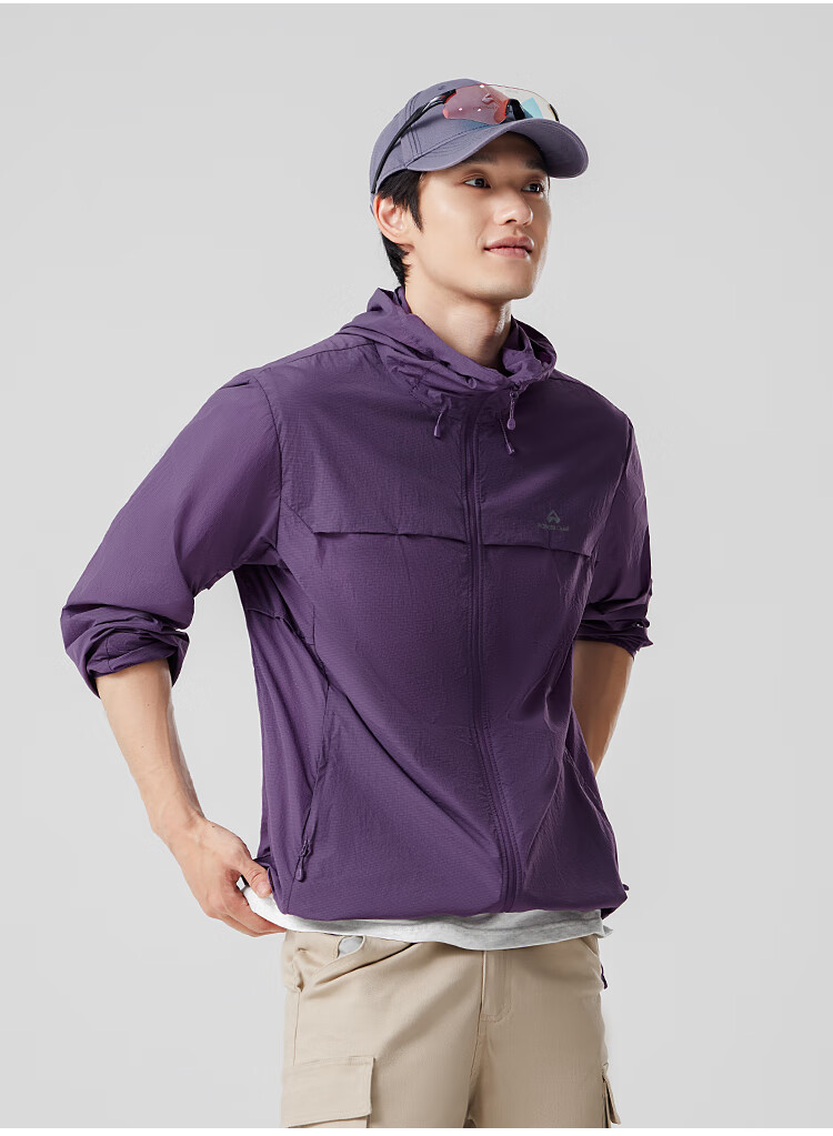 Pioneer Camp Suzaku Men's Summer Outdoor Lightweight Sun Protection Jacket Loose Hooded Coat UV Protection UPF50+ 9