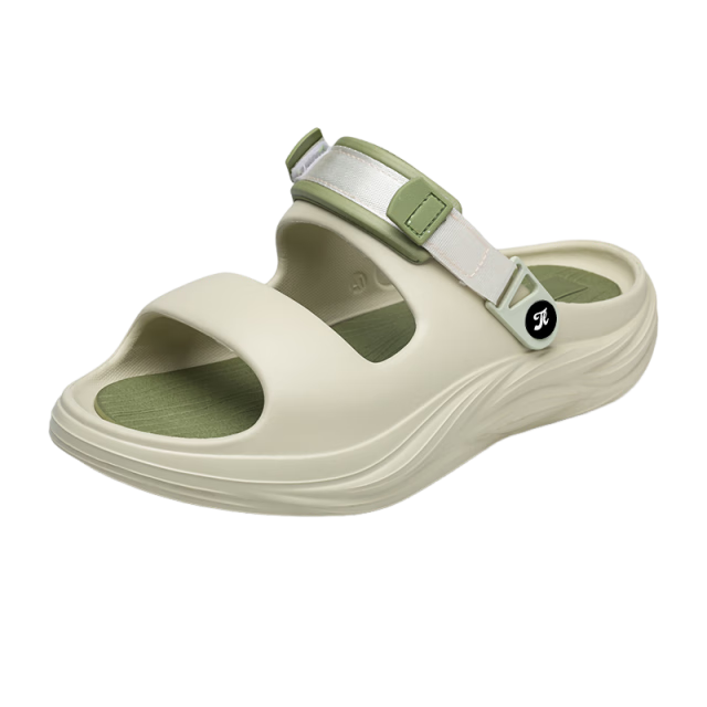 TonLion Men's Breathable Summer Clogs 2026 Thick-Soled Sports Beach Sandals Casual Captain Blue Size 40/41