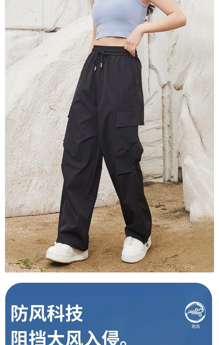 BOPRUIEY Women's Cargo Pants 2025 Summer Outdoor Sports Tactical Pants Straight-Leg Tapered Leg Couple Paratrooper Casual Pants for Wome 1