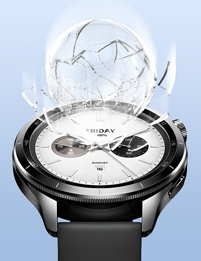 Smorss [2 Pieces AR Anti-Glare Quick-Apply Sticker] Compatible with Xiaomi Watch S4 Protective Film, Xiaomi Watch S4/ESIM Tempered Glass Film, Anti-Glare, Anti-Reflective Watch Film, Scratch-Resistant, 47mm 2