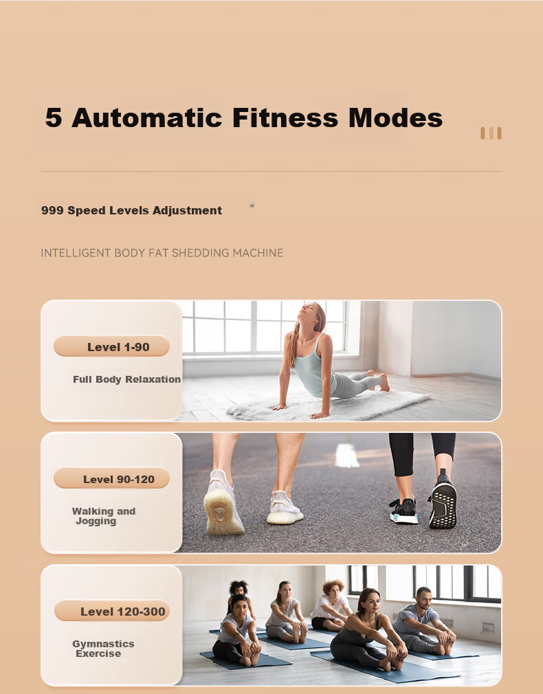 Smart VK Fat Burning Machine, Vibration Machine, Rhythmic Weight Loss Equipment, Lazy Person's Belly Slimming Device, Fat-Burning Vibrator for Home Fitness 10