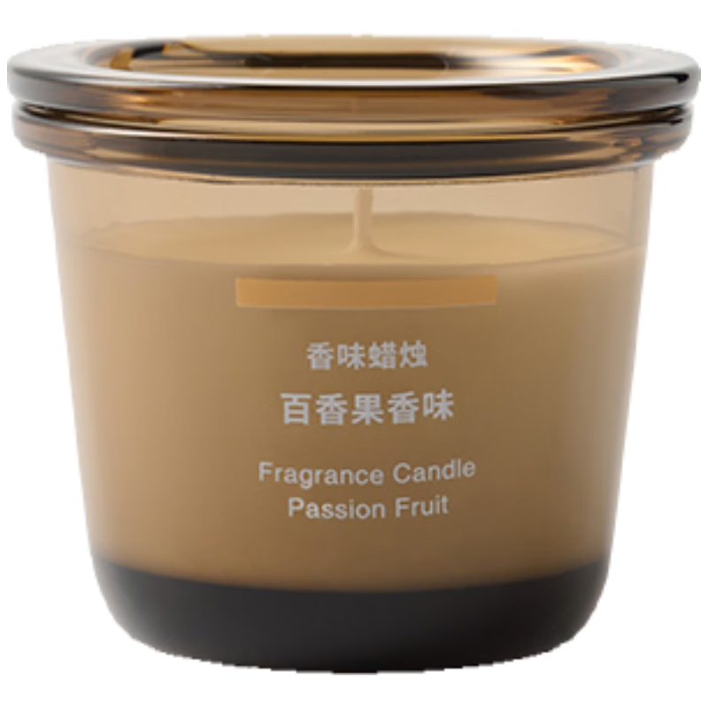 MUJI Scented Candle, Fragrance for Indoor Use, Aromatherapy, Mid-Autumn Festival Gift, Passion Fruit Scent, 85g