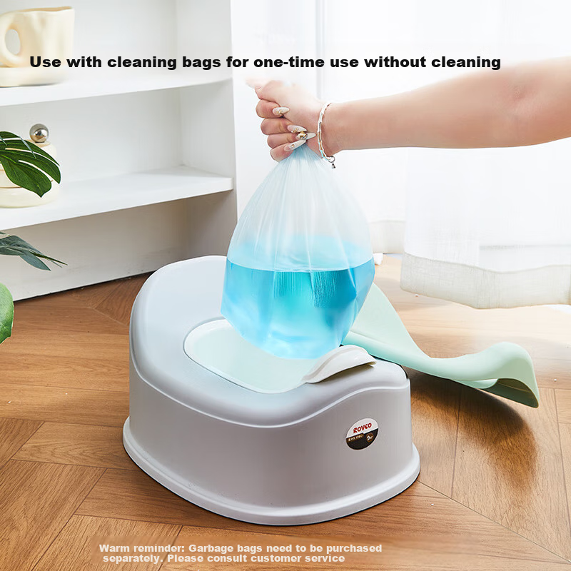 Rikang Children's Toilet, for Ages 1-3, Baby Toilet Seat, Potty Training Device, RX2017-1, Glacier Blue
