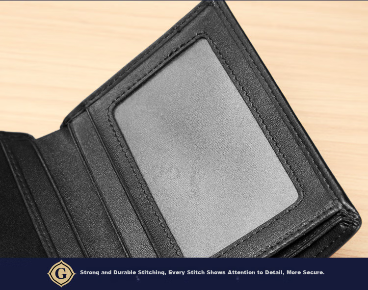 GOLF Men's Wallet, Vertical Style, Soft Leather Billfold, Multi-Card Slots, Bank Card Holder, Business Casual, Lightweight Coin Purse, Gift Box Packaging 11