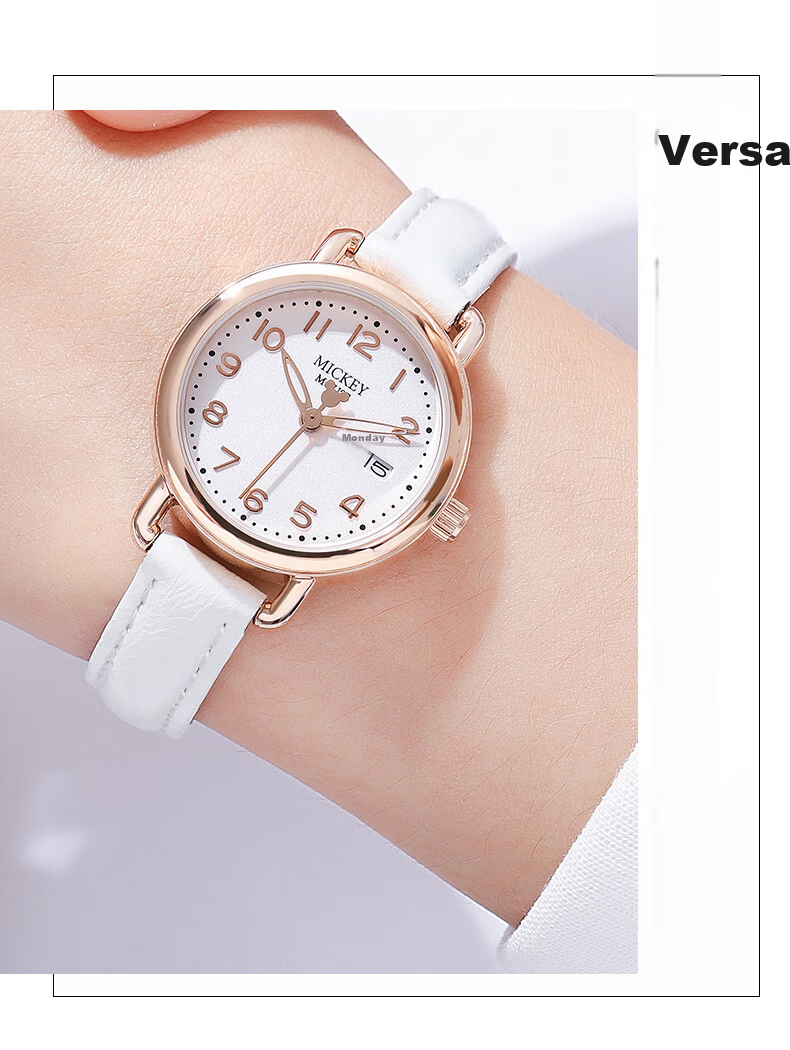 Disney Watch for Female Students, Ladies, Middle School Girls, High School Students, Female Exam Takers, Birthday Gifts, Waterproof Watch for Junior And Senior High School Students 3