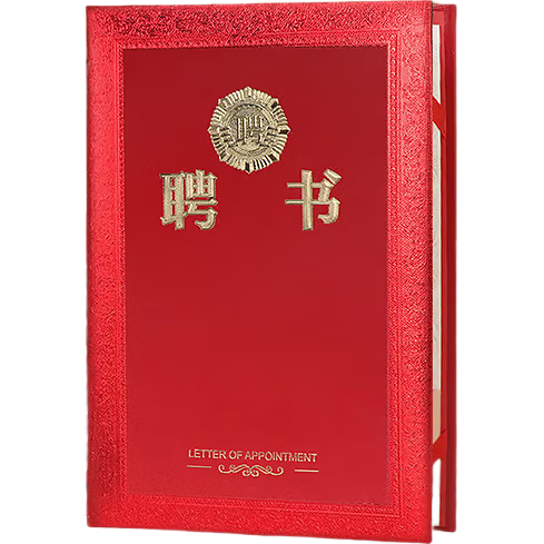 TANGO Office (TANGO) 10-Pack 12K Appointment Letter And Certificate Set, Glossy Gold-Stamped Award Style, Appointment Letter Cover for Company Employee Awards And Certificates, Includes 12 Inner Pages