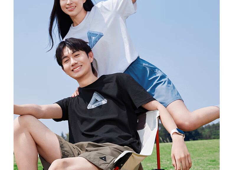 Peak Men's Summer Short Sleeve Ice Silk Breathable Cool Casual Loose Sports Outdoor Trendy Cotton T-Shirt DF652250 26
