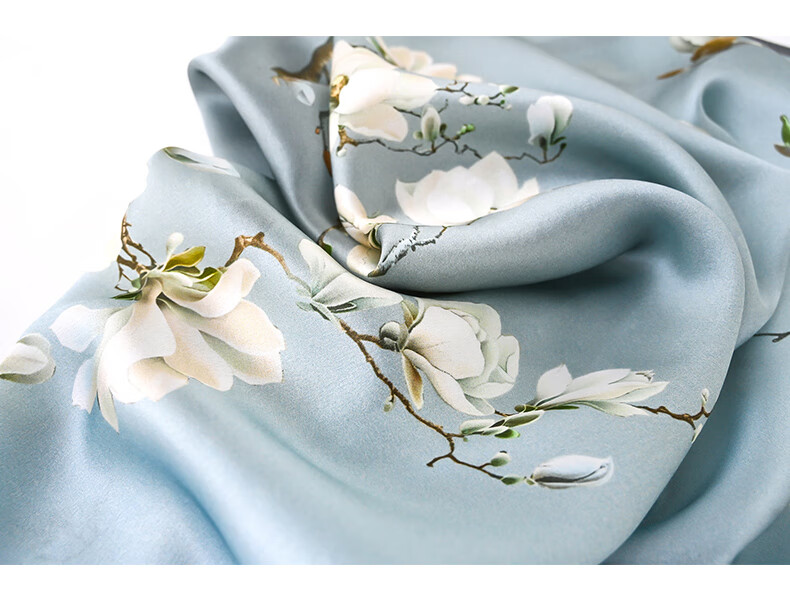 Hangsilu Silk Scarf for Women, Square Scarf, Lightweight Mulberry Silk Neck Scarf, Birthday And Holiday Gift for Mom, Teacher, Or Friends 13