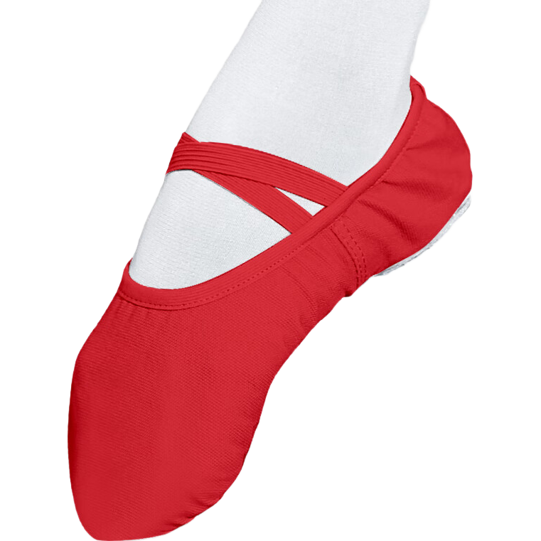 Zhiyouban Children's Dance Shoes, Soft Sole Girls' Dance Shoes, Adult Red Dance Shoes, Chinese Dance Ballet Practice Shoes