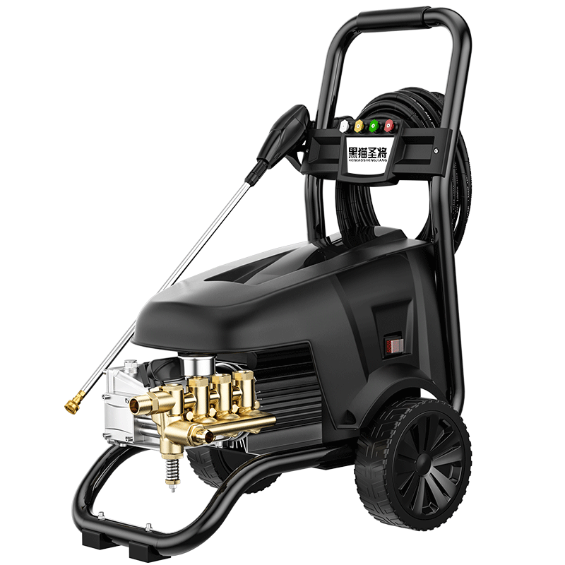 Black Cat Saint Commercial Car Washer High-Pressure Cleaning Machine High Power Farm Car Wash Water Gun 220V Car Wash Shop Brush Pump 90