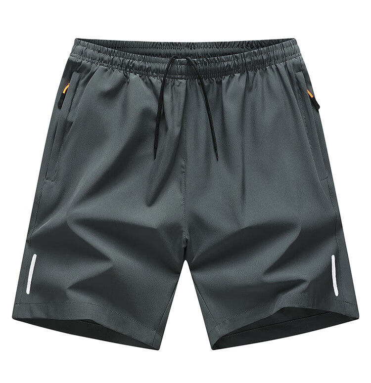 TUCANO Men's Summer Lightweight Breathable Ice Feel Quick-Dry Loose Sports Shorts Big Size Black 7XL 14