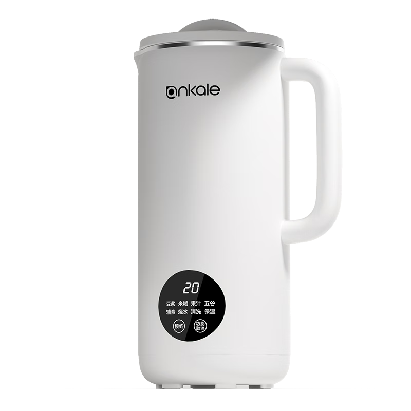 Ankale Blender with No Coating, Compact Mini Soy Milk Maker for Home Use (Serves 2-3 People), Fully Automatic No-Cooking Multi-Grain Quiet Machine, No Soaking Or Filtering Required, Food Processor And Juicer AJL-PB10E