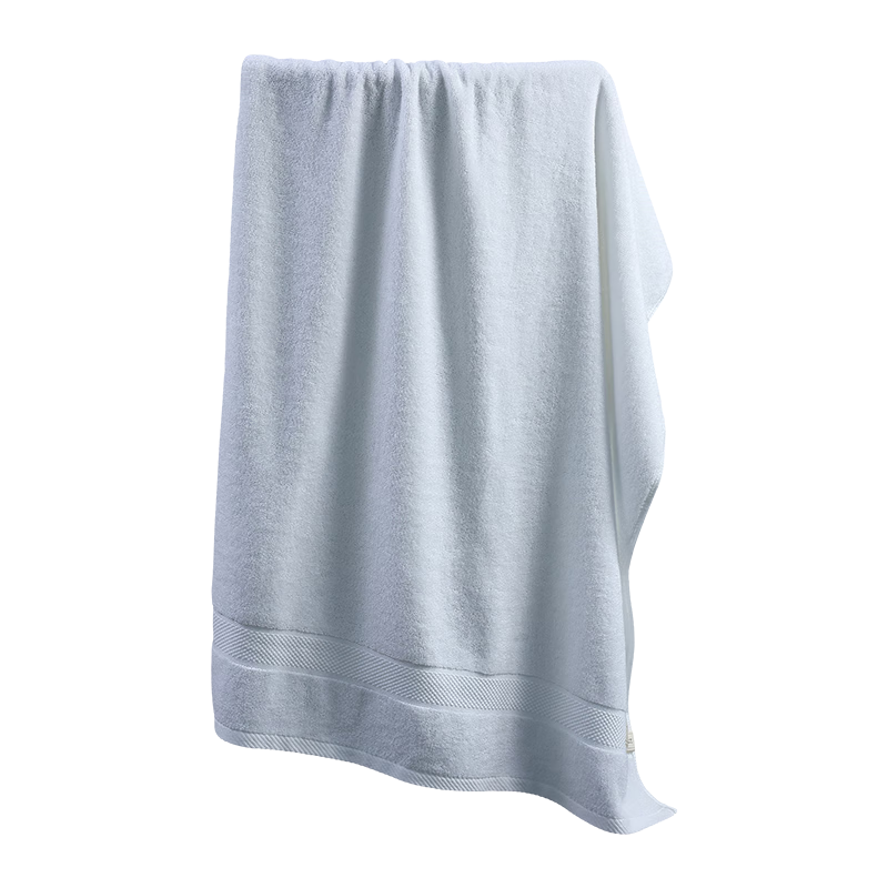 Grace Cotton 7A Antibacterial Bath Towel Large Adult Soft Absorbent Thickened Bath Wrap Unisex Home Use White