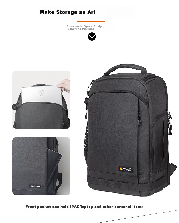 Pulewei Camera Backpack, Photography Rucksack, Mirrorless Camera Bag, Canon Sony Large Capacity Backpack, Outdoor Photography And Videography Camera Backpack, Multifunctional Lens Digital Storage Bag 3